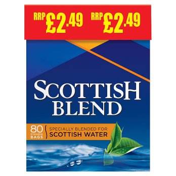 Scottish Blend Tea Bags (PM) 6x80's [Regular Stock], Brooke Bond, Drinks- HP Imports
