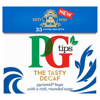 PG Tips Decaf Teabags 6x35s [Regular Stock], PG Tips, Drinks- HP Imports
