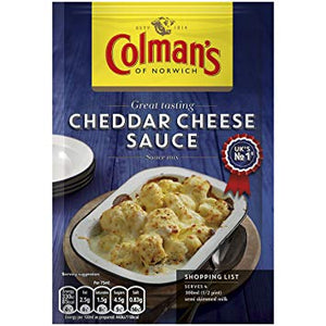 Colman's Pour Over Cheddar Cheese Sauce 16x40g [Regular Stock], Colman's, Cooking Aids/Sauces/Mixes- HP Imports