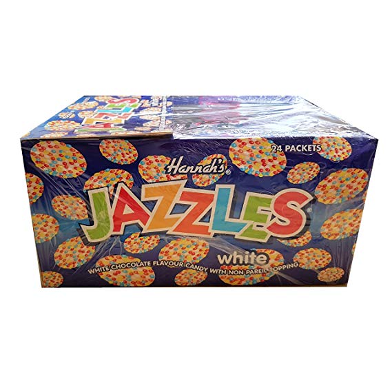 Hannah's Jazzles White Chocolate Bag 12x200g [Regular Stock], Hannah's, Bulk Candy- HP Imports