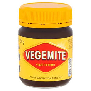 Kraft Vegemite Yeast Extract 12x220g [Regular Stock], Kraft, Jams/Marmalade/Spread- HP Imports