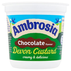 Ambrosia Chocolate Flavour Devon Custard Pot 6x150g [Regular Stock], Ambrosia, Desserts- HP Imports