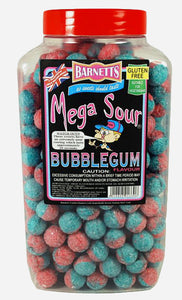 Barnetts Mega Sour Bubblegum Jar 3kg [Regular Stock], Barnetts, Bulk Candy- HP Imports