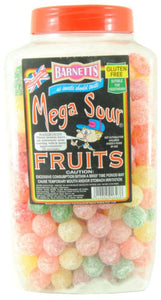 Barnetts Mega Sour Fruits 3kg [Regular Stock], Mega Sour, Bulk Candy- HP Imports