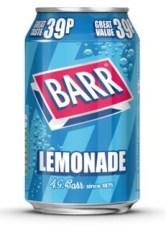 Barr's Lemonade (PM) 24x330ml [Regular Stock], Barr's, Pop Cans- HP Imports