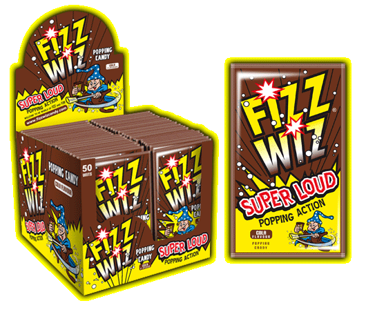 Fizz Wizz Popping Candy Cola (50's) [Regular Stock], Fizz Wizz, Bagged Candy- HP Imports