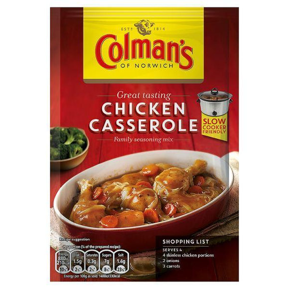 Colman's Chicken Casserole Mix 16x40g [Regular Stock], Colman's, Cooking Aids/Sauces/Mixes- HP Imports