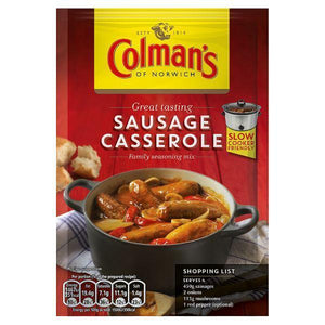 Colman's Sausage Casserole Mix 16x39g [Regular Stock], Colman's, Cooking Aids/Sauces/Mixes- HP Imports