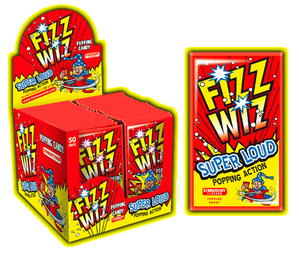 Fizz Wizz Popping Candy Strawb (50's) [Regular Stock], Fizz Wizz, Bagged Candy- HP Imports