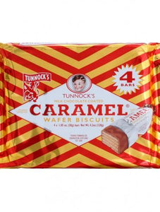 Tunnock's Milk Chocolate Caramel Wafers 4PKx40 [Regular Stock], Tunnocks, Biscuits/Crackers- HP Imports