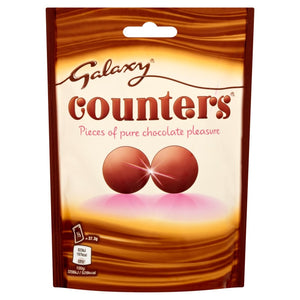 Mars Galaxy Counters Pouch 15x112g [Regular Stock], Mars, Chocolate Bar/Bag- HP Imports
