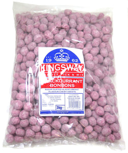 Kingsway Blackcurrant Bonbons 3kg [Regular Stock], Kingsway, Bulk Candy- HP Imports
