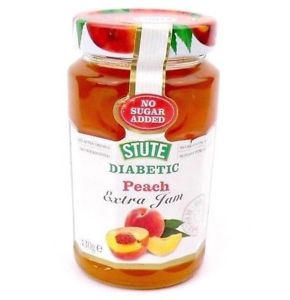 Stute No Sugar Added Peach Jam (PM) 6x430g [Regular Stock], Stute, Jams/Marmalade/Spread- HP Imports