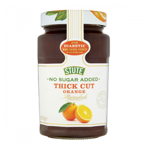 Stute No Sugar Added Thick Cut Orange Marmalade 6x430g [Regular Stock], Stute, Jams/Marmalade/Spread- HP Imports