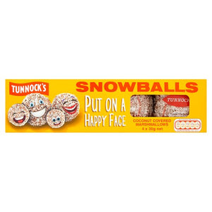 Tunnock's Snowballs 4PKx12 [Regular Stock], Tunnocks, Biscuits/Crackers- HP Imports