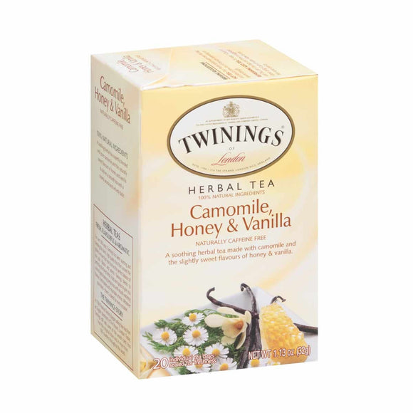 Twinings Chamomile, Honey & Vanilla Tea 4x20's [Regular Stock], Twinings, Drinks- HP Imports