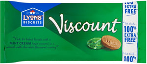 Lyon's Viscount Mint (PM) 14x196g 100% extra Free [Regular Stock], Lyon's, Biscuits/Crackers- HP Imports