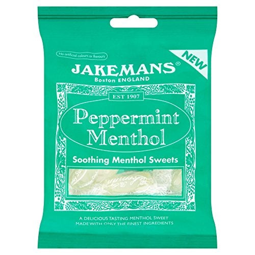 Jakeman's Soothing Peppermint Menthol Sweets 10x100g [Regular Stock]