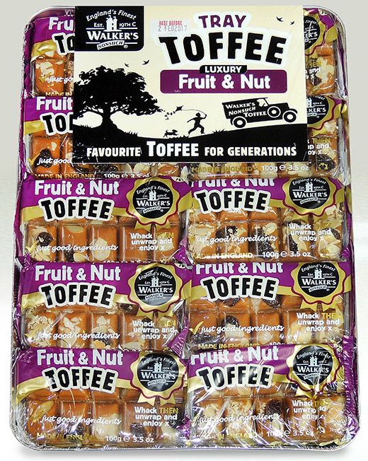 Walker's Andy Pack Fruit & Nut Toffee 10x100g [Regular Stock], Walkers, Bagged Candy- HP Imports