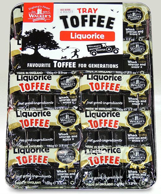 Walker's Andy Pack Liquorice Toffee 10x100g [Regular Stock], Walkers, Bagged Candy- HP Imports