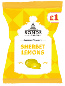 Bonds Sherbet Lemons Share Bags (PM) 12x150g [Regular Stock], Bonds, Bagged Candy- HP Imports