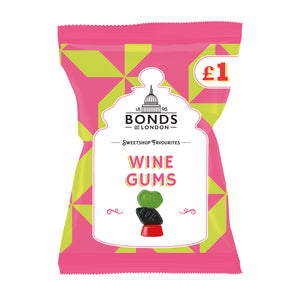 Bonds Wine Gums (PM) Share Bags 12x150g [Regular Stock], Bonds, Bagged Candy- HP Imports