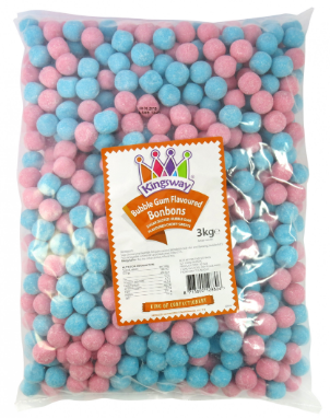 Kingsway Bubblegum Bonbons 3kg [Regular Stock], Kingsway, Bulk Candy- HP Imports