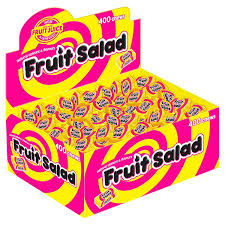 Barratt Fruit Salad Chews (400's) [Regular Stock], Candyland, Bagged Candy- HP Imports