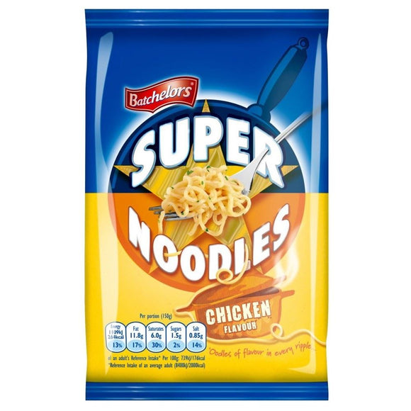 Batchelors Super Noodles Chicken Flavour 8x90g [Regular Stock], Batchelors, Soups- HP Imports