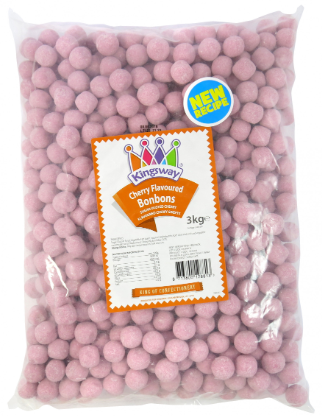 Kingsway Cherry Bonbons 3kg [Regular Stock], Kingsway, Bulk Candy- HP Imports