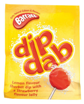 Barratt Dip Dabs 50x23g [Regular Stock], Barratt, Bagged Candy- HP Imports