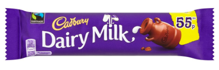 Cadbury Dairy Milk Bar (PM) 48x45g [Regular Stock], Cadbury, Chocolate Bar/Bag- HP Imports