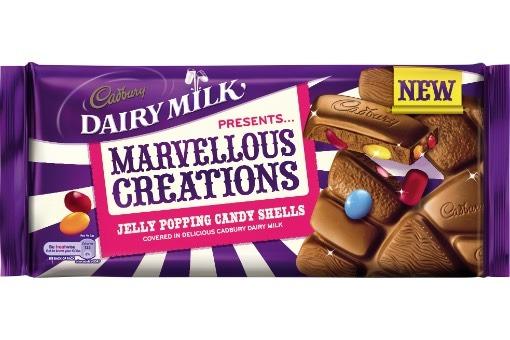 Cadbury Dairy Milk Marvelous Creations Jelly Popping Candy 19x180g [Regular Stock], Cadbury, Chocolate Bar/Bag- HP Imports