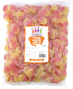 Kingsway Fizzy Peaches 3kg [Regular Stock], Kingsway, Bulk Candy- HP Imports