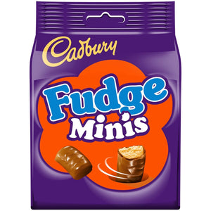 Cadbury Fudge Minis 10x120g [Regular Stock], Cadbury, Chocolate Bar/Bag- HP Imports