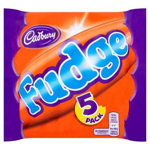Cadbury Fudge 5PK 20x127.5g [Regular Stock], Cadbury, Chocolate Bar/Bag- HP Imports
