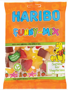 Haribo Funny Mix 12x140g [Regular Stock], Haribo, Bagged Candy- HP Imports