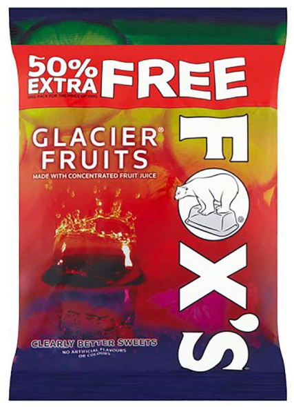 Fox's Glacier Fruits Bags 12x195g [Regular Stock], Fox's, Bagged Candy- HP Imports