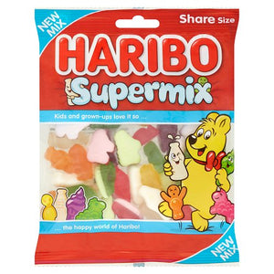 Haribo Supermix 12x140gm [Regular Stock], Haribo, Bagged Candy- HP Imports