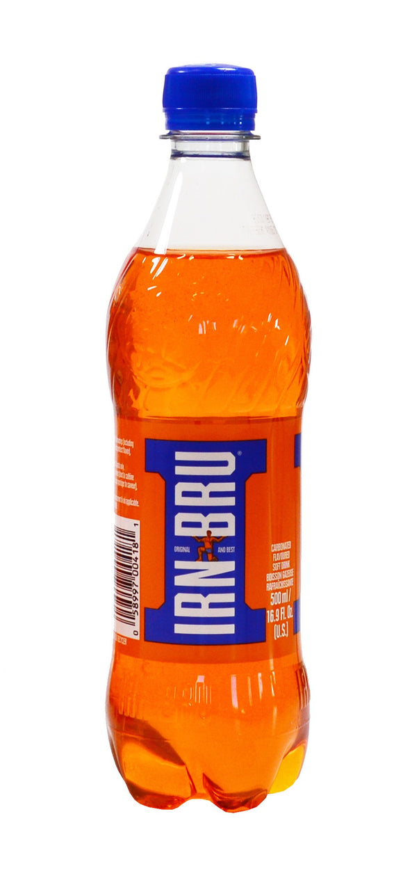 Barr's Irn Bru (For Canada) 12x500ml [Regular Stock], Barr's, Pop Cans- HP Imports