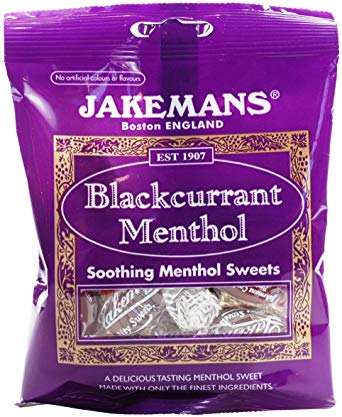 Jakemans Blackcurrant Menthol Lozenges 10x100g [Regular Stock], Jakeman's, Bagged Candy- HP Imports