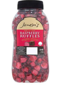 Jameson's Raspberry Ruffles Jar 1.5kg [Regular Stock], Jamesons, Bulk Candy- HP Imports