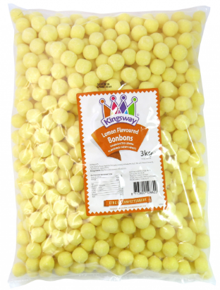 Kingsway Lemon Bonbons 3kg [Regular Stock], Kingsway, Bulk Candy- HP Imports