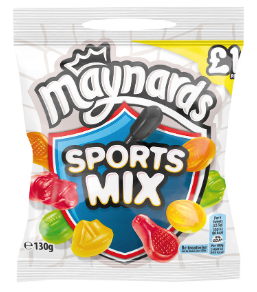 Maynards Bassetts Sports Mixture Bags 12x190g [Regular Stock], Maynards Bassetts, Bagged Candy- HP Imports