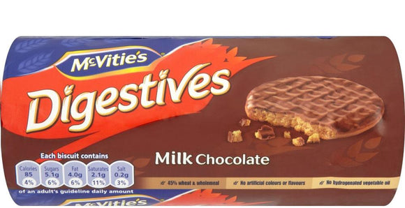 McVitie's Digestives Milk Chocolate Biscuits 12x266g [Regular Stock], Mcvitie's, Biscuits/Crackers- HP Imports