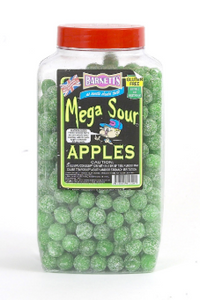 Barnetts Mega Sour Apple Jar 3kg [Regular Stock], Barnetts, Bulk Candy- HP Imports