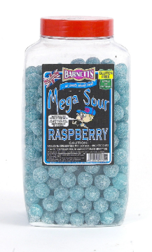 Mega Sours - Sour Raspberry - 3kg Jar