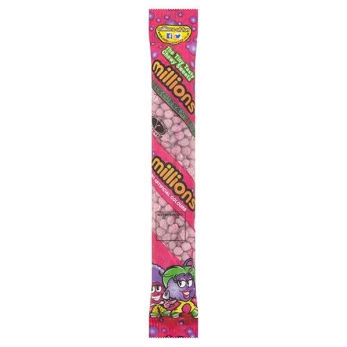 Millions Blackcurrant Tube 12x60g [Regular Stock], Millions, Bagged Candy- HP Imports