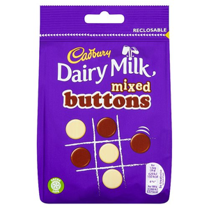 Cadbury Dairy Milk Mixed Buttons 10x115g [Pre-Order Stock], Cadbury, Chocolate Bar/Bag- HP Imports