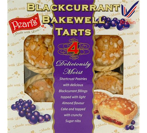 Pearl's Blackcurrant Bakewells 4PKx15s [Regular Stock], Pearl's, Desserts- HP Imports